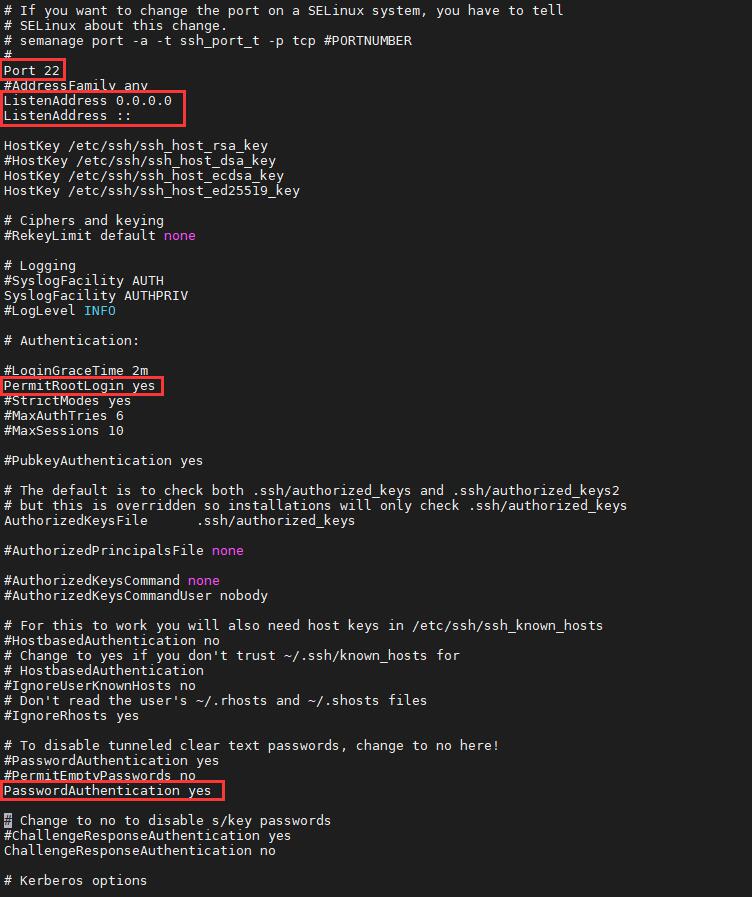 CentOS7 开启 SSH 服务